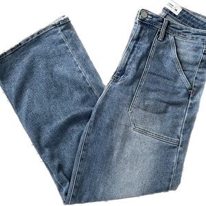 Just Black Denim - The Patch Pocket Wide Leg